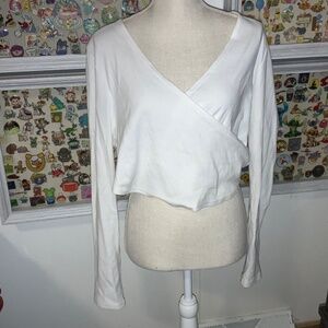 Women’s Forever 21 New With Tags Cropped Long Sleeve Top Size 3X